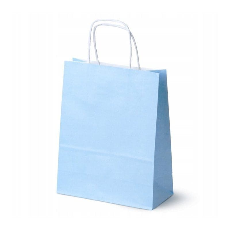 Papierowe torebki A5 18×8×22,5 cm - zestaw 25 lub 50 szt - kolory pastelowe - różne kolory