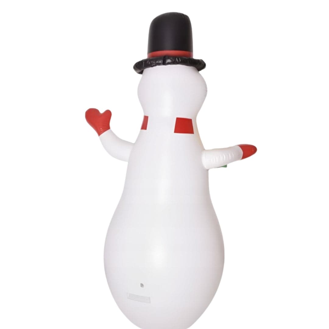 Dmuchany świecący bałwanek LED - OZDOBA OGRODOWA XXL 180cm