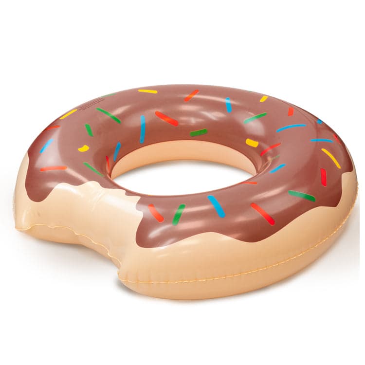 DONUT brązowy koło do pływania