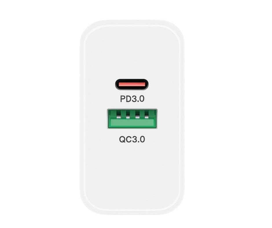 Szybka ładowarka sieciowa kostka do ładowania Typ C USB-C / USB