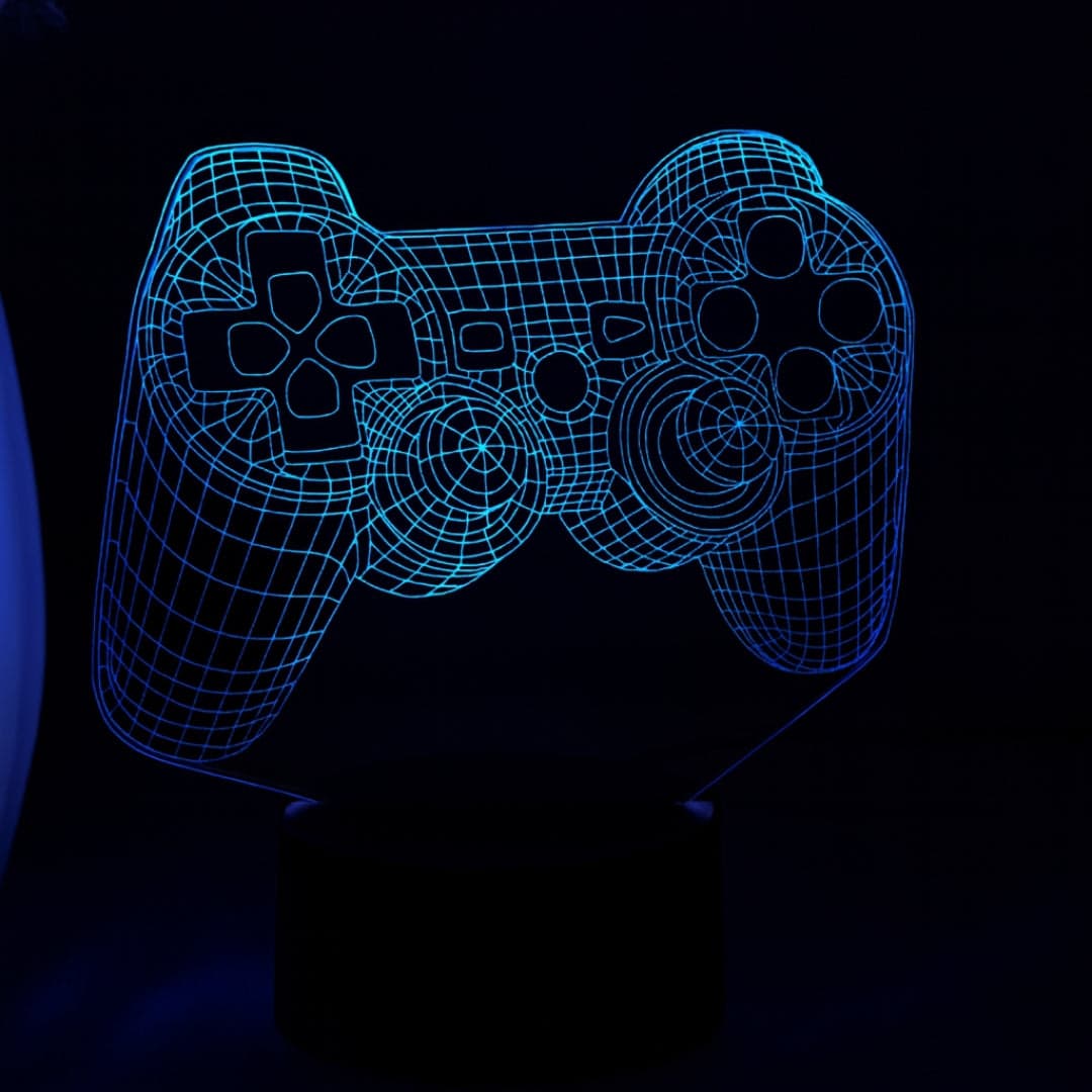 Kontroler z konsoli - lampka nocna RGB - LAMPKA DLA GRACZA JOYSTICK