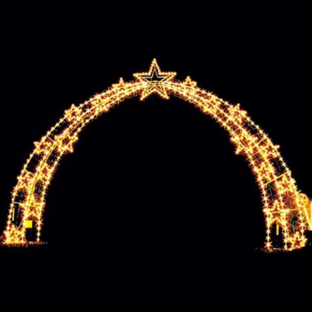 Łuk świetlny LED - 4x5m - MIEJSKA OZDOBA ŚWIETLNA