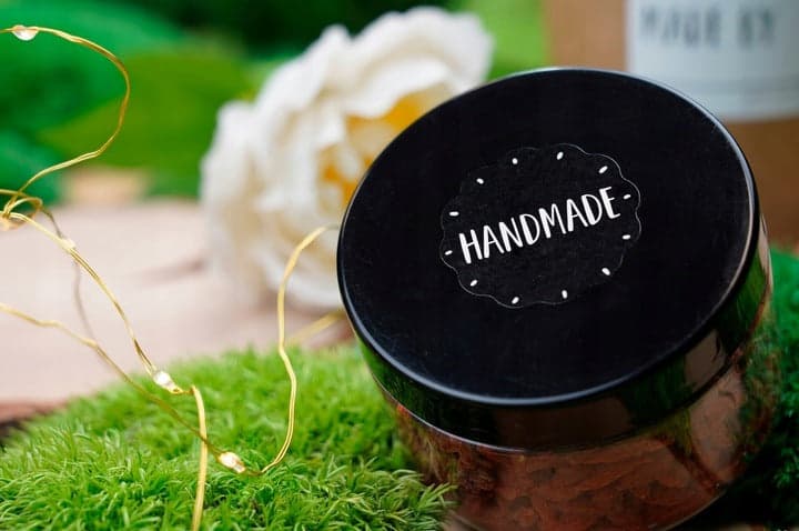 Naklejki "Handmade" - MIX, arkusze