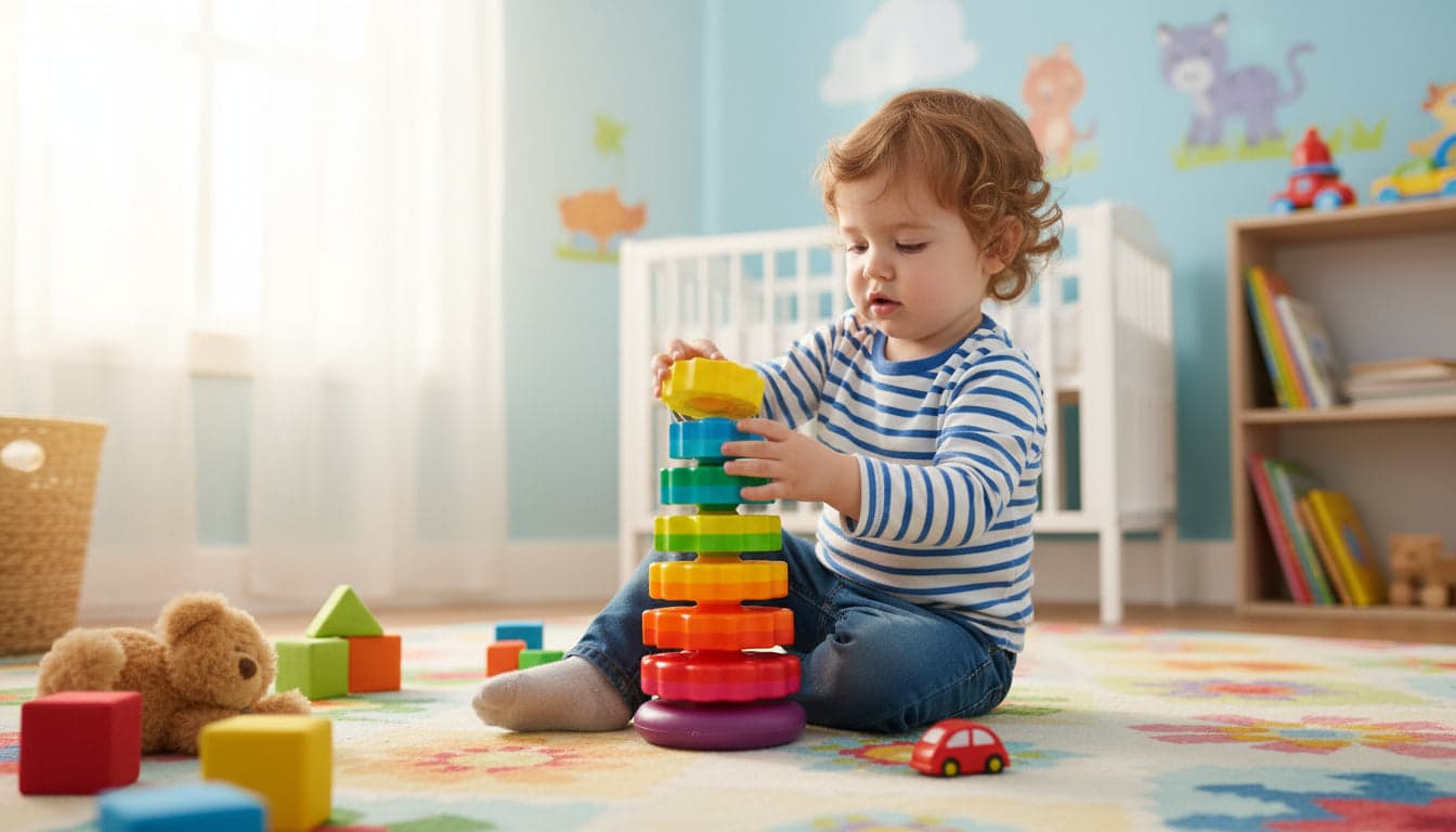 Zakręcona piramida zabawka edukacyjna dla dzieci