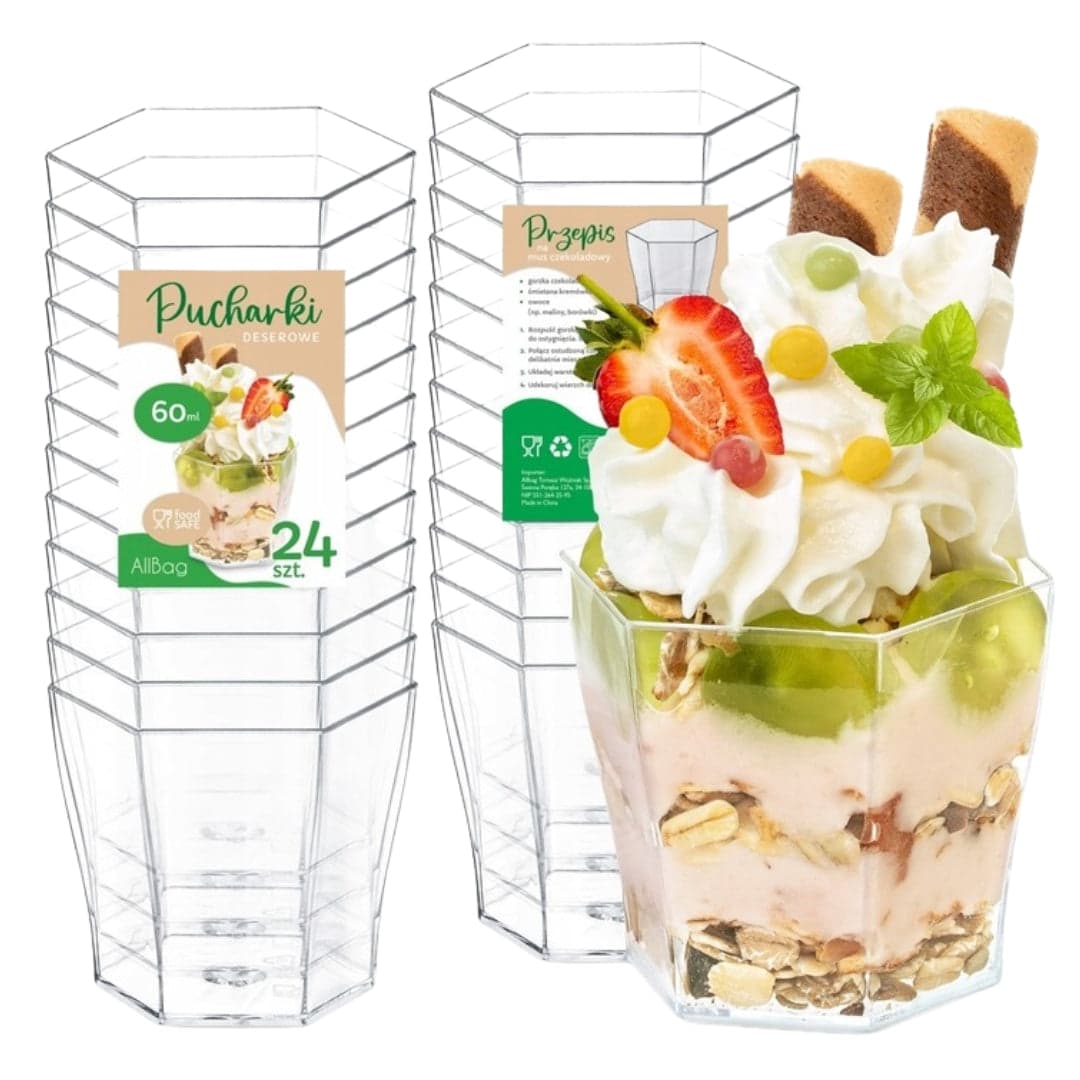 Pucharki deserowe 60ml, 24sztuk