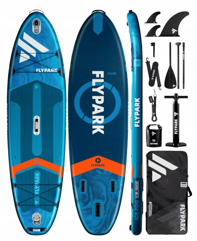 DESKA SUP DO PŁYWANIA 335 cm NIEBIESKA