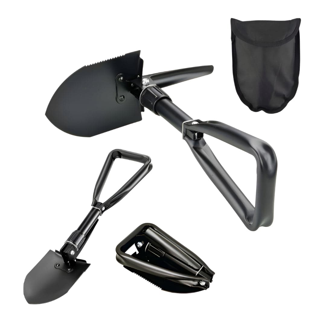 Składana saperka 3w1 - KILOF, ŁOPATA, PIŁA + pokrowiec