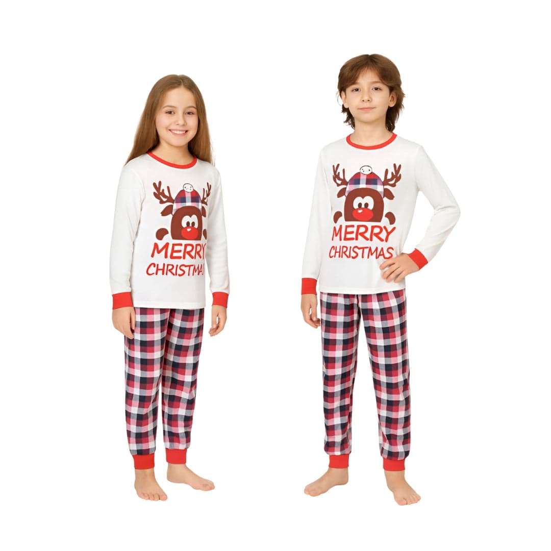 Pidżama dla młodzieży - ŚWIĄTECZNA - unisex - 140cm