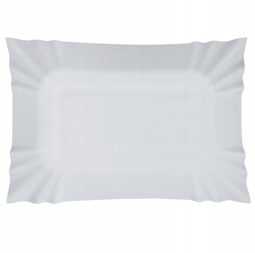 Tacki papierowe białe 14/20cm 100szt - idealne na grilla