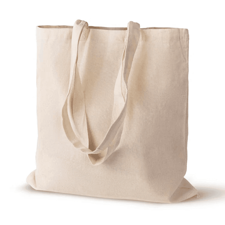 Torba bawełniana na zakupy  38x42 cm ECRU 220g ECO