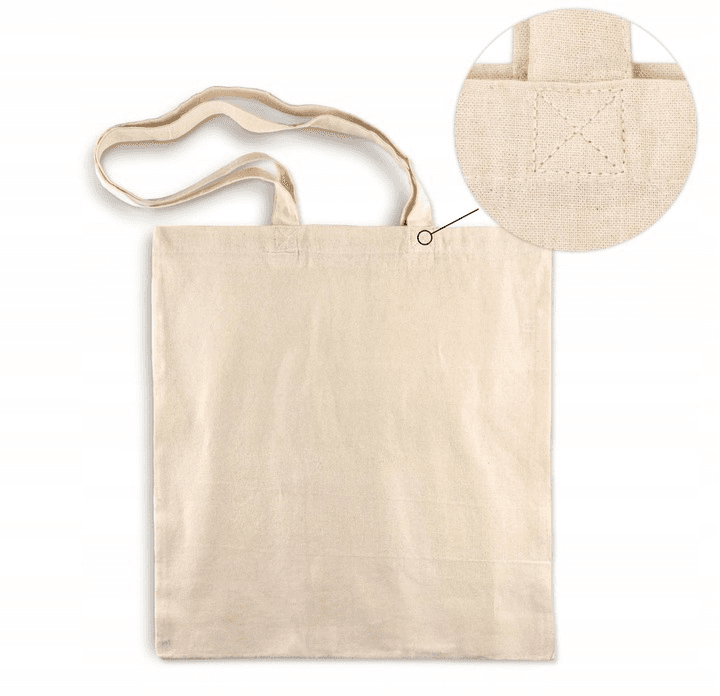 Torba bawełniana na zakupy 380 x 420 mm ECRU