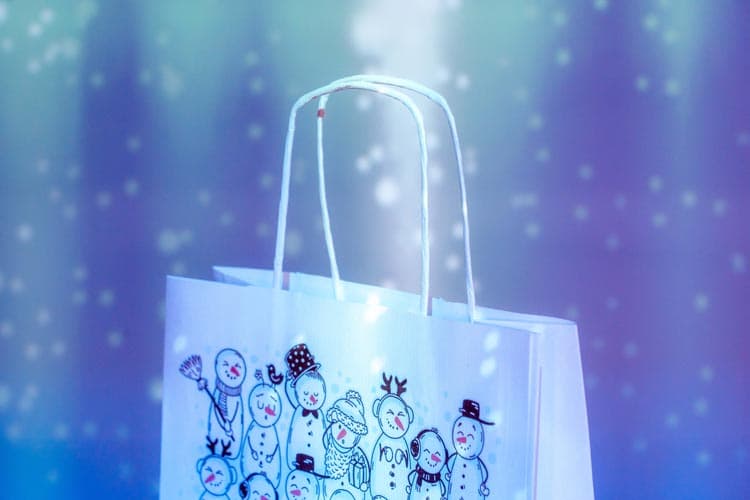 Świąteczna torba papierowa seria - "Christmas"
