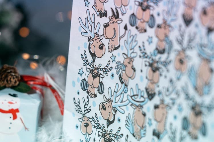 Świąteczna torba papierowa seria - "Christmas"