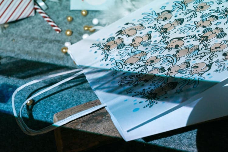 Świąteczna torba papierowa seria - "Christmas"
