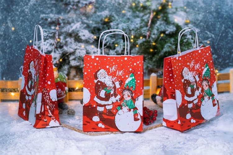 Świąteczna torba papierowa - seria "Christmas"