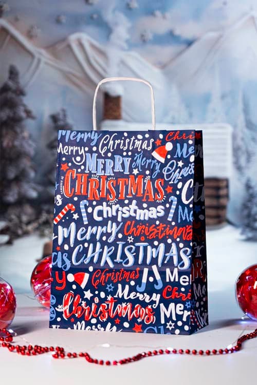 Świąteczna torba papierowa - seria "Christmas"