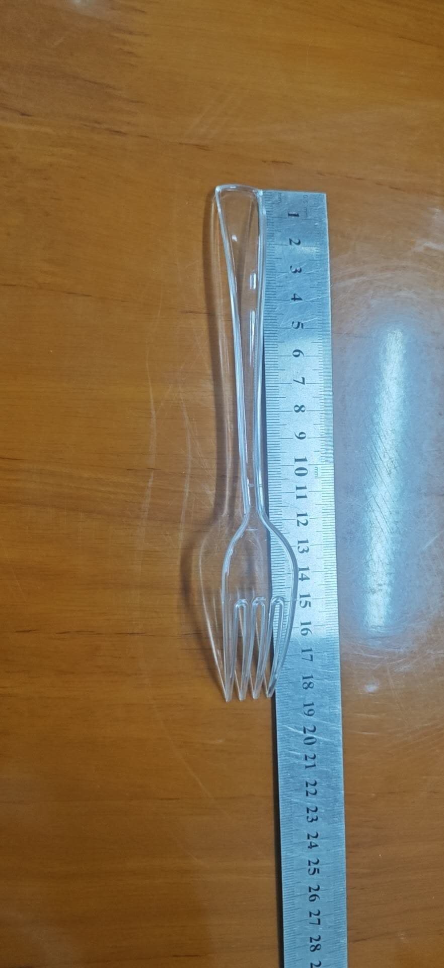Widelce sztućce wielorazowe plastikowe grube 50szt