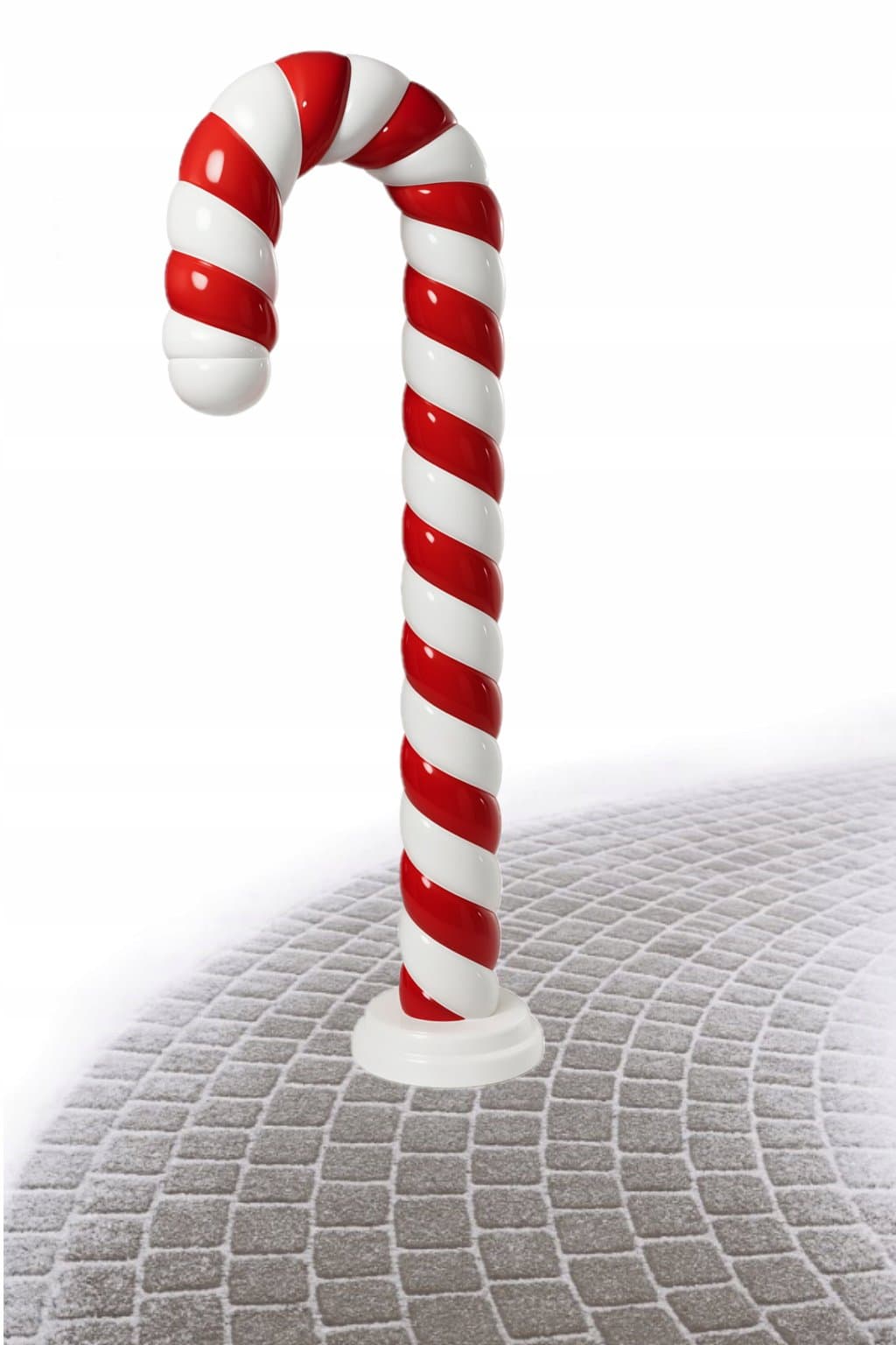 Laska cukrowa 160 cm - dekoracja świąteczna z włókna szklanego