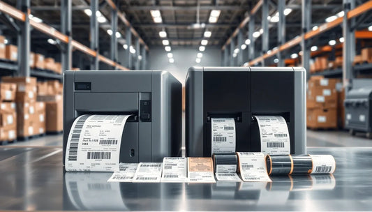 Etykiety termiczne czy termotransferowe – co lepiej sprawdzi się w logistyce i magazynie? [2026]