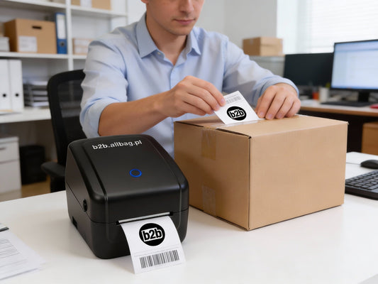 Dlaczego etykiety termiczne to oszczędność w firmie? Tanie drukowanie bez tuszu i tonera