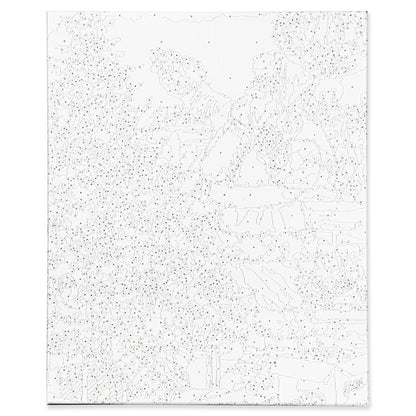 Malowanie po numerach "Święty Mikołaj" 40x50 cm + Rama, ŚWIĄTECZNE OBRAZY