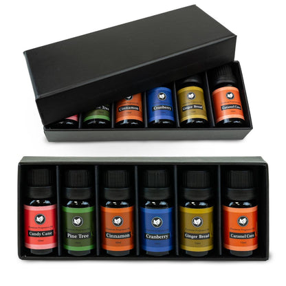 Zestaw do aromaterapii, olejki eteryczne do świec świątecznych