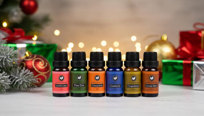 Zestaw do aromaterapii, olejki eteryczne do świec świątecznych