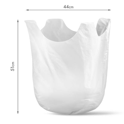 Zapachowe worki na śmieci 15L białe ALLBAG