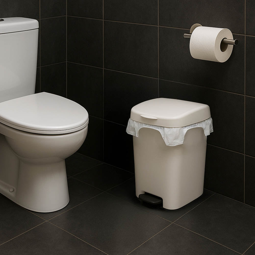 Zapachowe worki na śmieci 15L białe ALLBAG