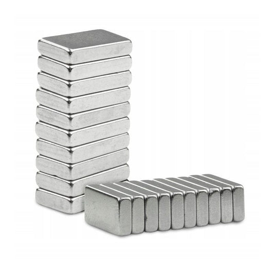 Neodymium plate magnet - strong permanent magnet - set of various sizes