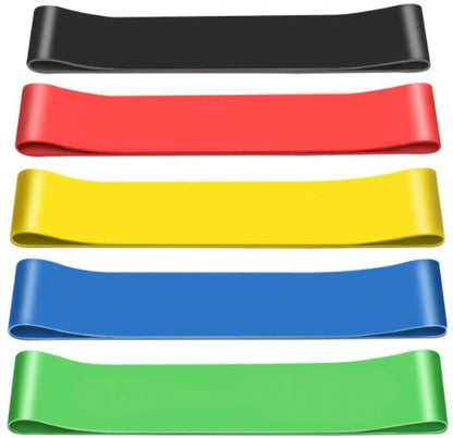 Gumy oporowe do ćwiczeń 5szt – nowoczesny design
