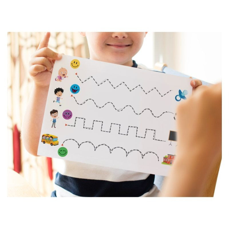 naklejki motywacyjne buźki 108 sztuk - kolorowe naklejki samoprzylepne