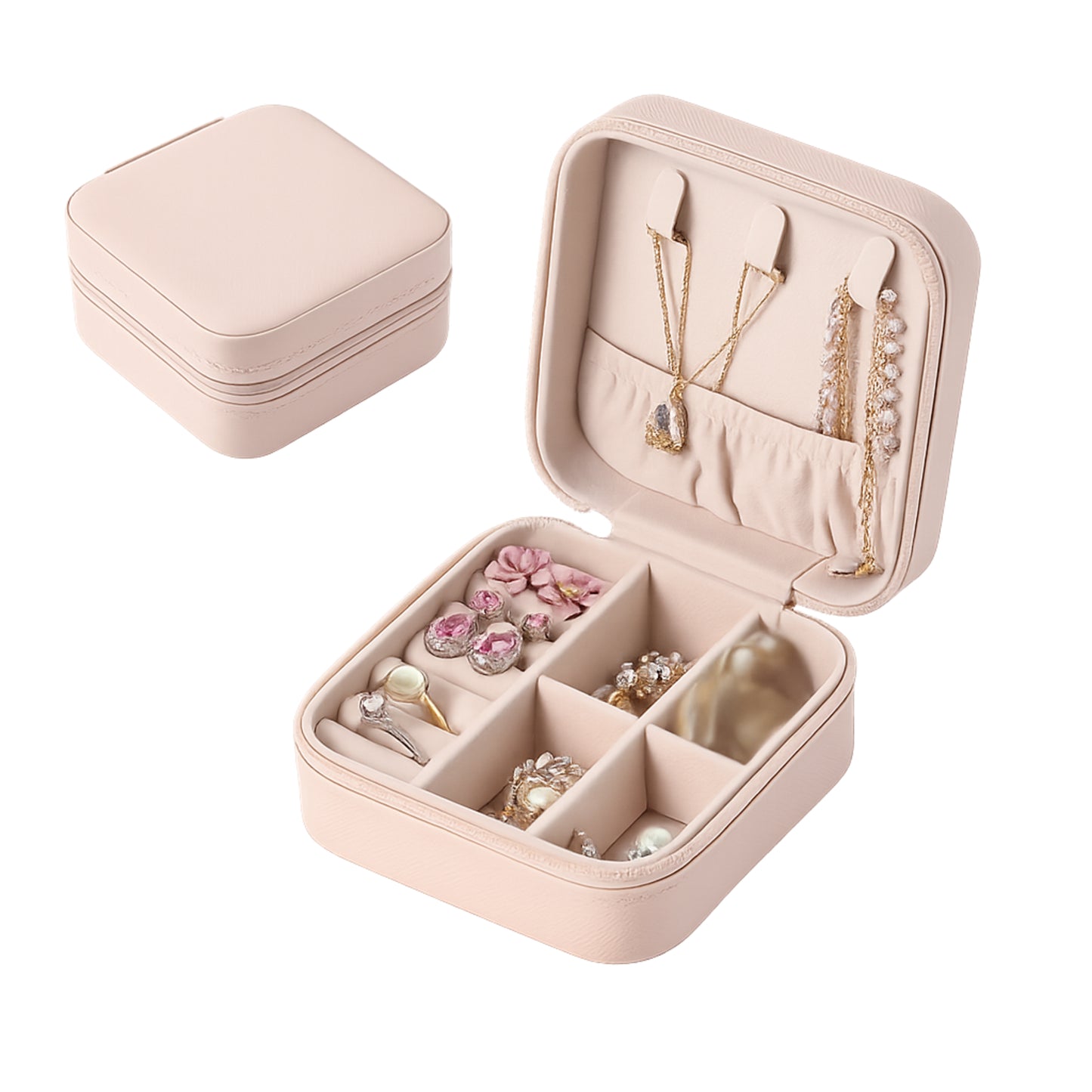 Elegancki organizer na biżuterię – SZKATUŁKA KUFEREK, STYLOWY BOX NA PREZENT