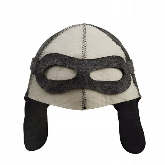 Czapka do sauny suchej filcowa - OCHRONNA CZAPKA UNISEX O ZABAWNYM DESIGNIE PILOTA
