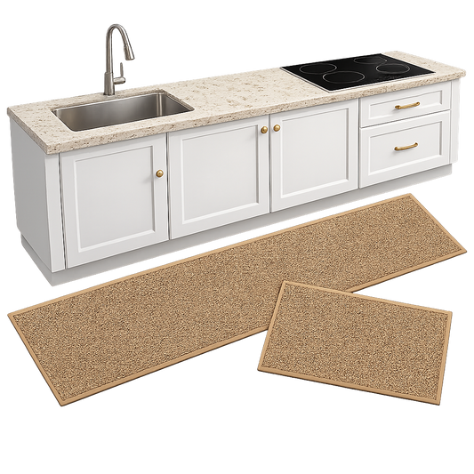 Dywan do kuchni antypoślizgowy - ZESTAW 2 szt. CHODNIKÓW KUCHENNYCH