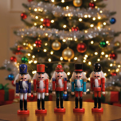 Drewniane figurki Świąteczne - DZIADEK DO ORZECHÓW - ozdoba choinkowa