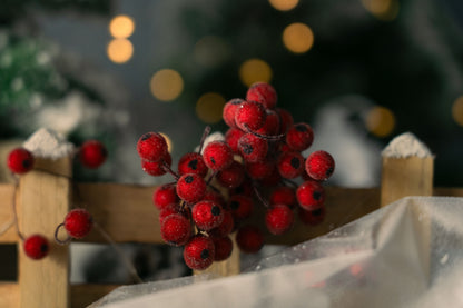 Sztuczna Gałązka Jarzębiny do dekoracji