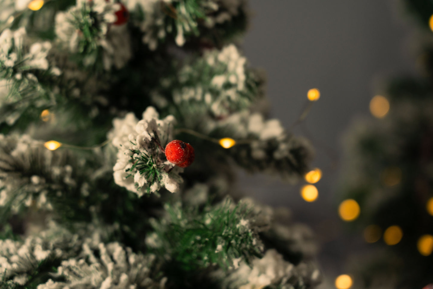 Sztuczna Gałązka Jarzębiny do dekoracji