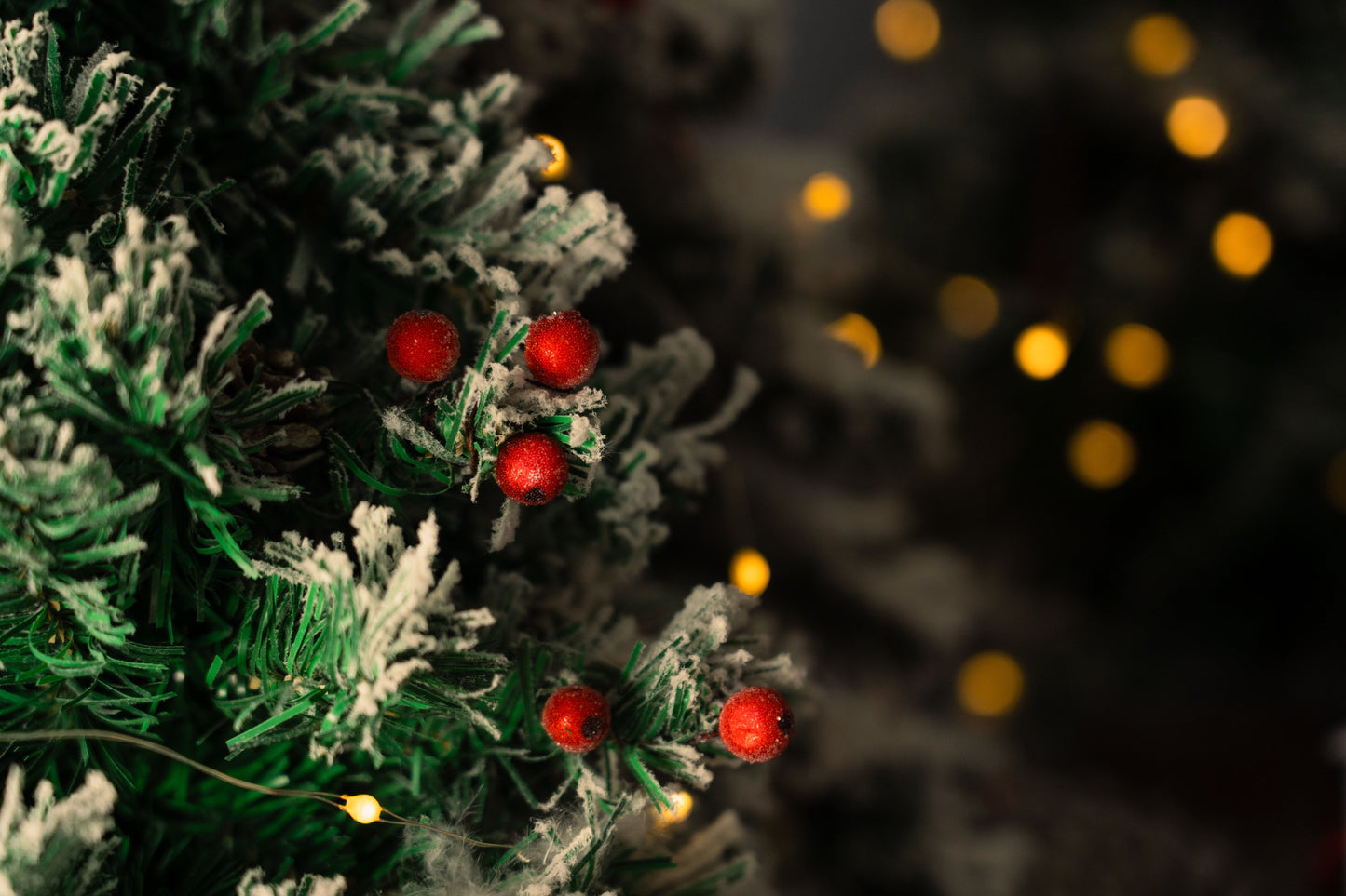 Sztuczna Gałązka Jarzębiny do dekoracji