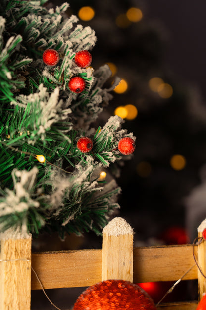 Sztuczna Gałązka Jarzębiny do dekoracji