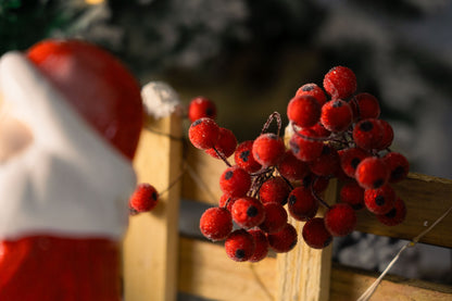 Sztuczna Gałązka Jarzębiny do dekoracji