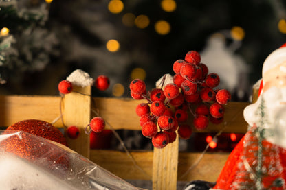 Sztuczna Gałązka Jarzębiny do dekoracji