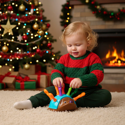 Zabawka układanka edukacyjna Jeżyk z kolcami