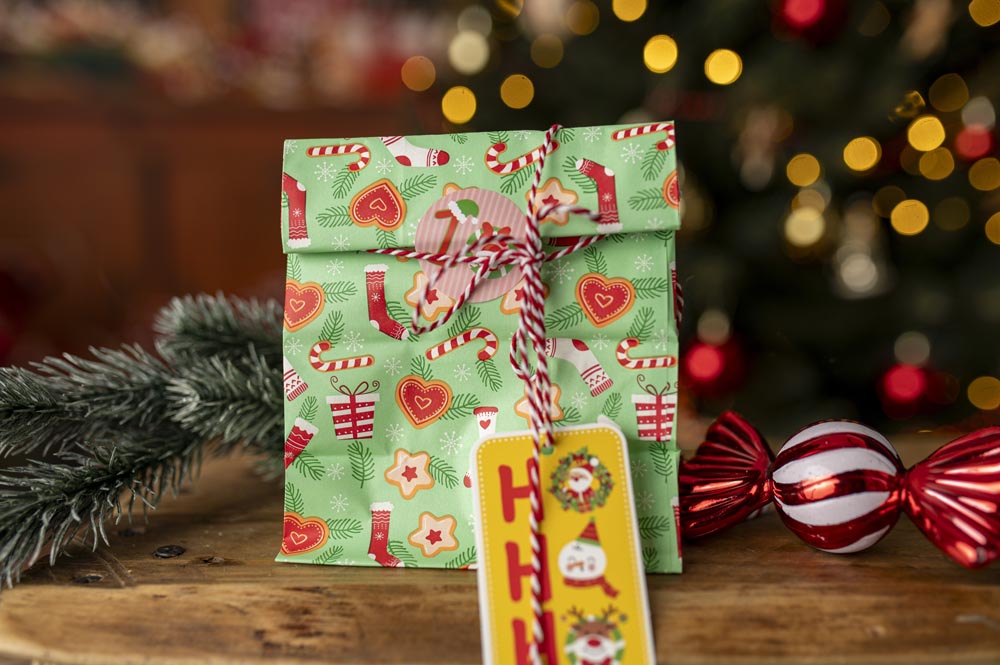 Kalendarz adwentowy bożonarodzeniowy, torebki prezentowe