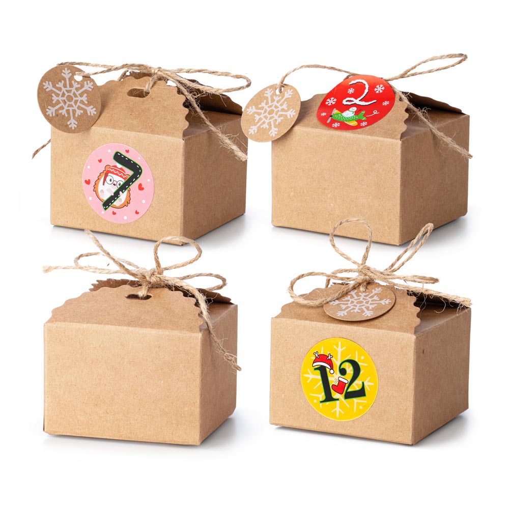 Kalendarz adwentowy do zawieszenia na choince