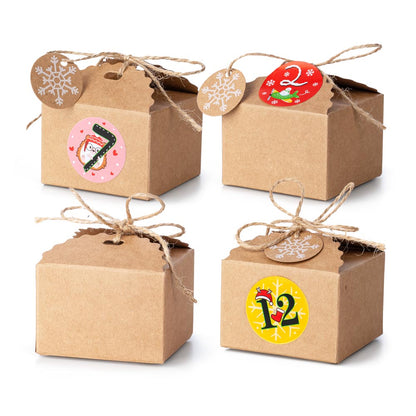 Kalendarz adwentowy do zawieszenia na choince