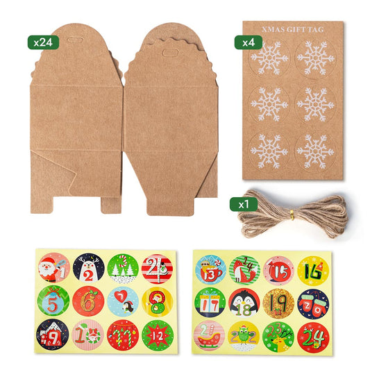 Advent calendar to hang on the Christmas tree
