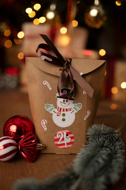 Advent calendar Christmas gift bags 24 pcs