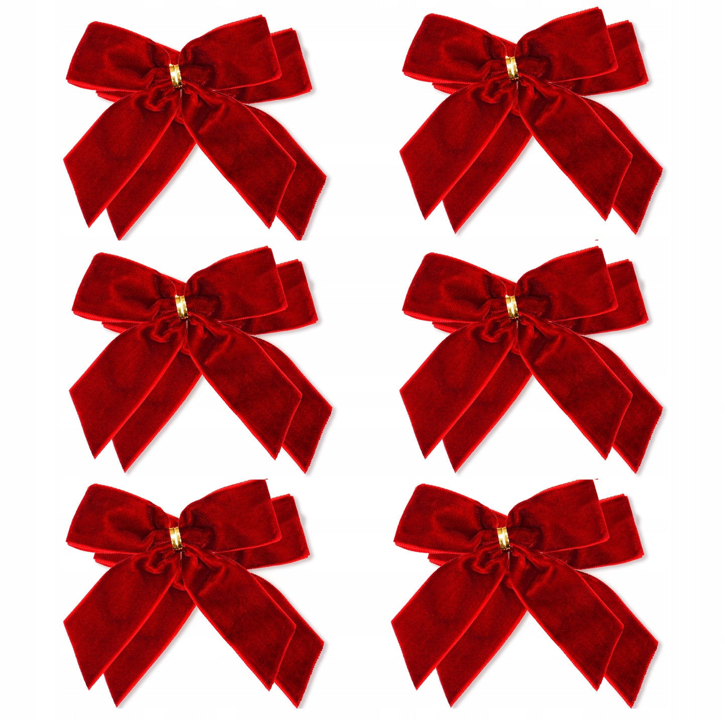 Kokardki na choinkę - ZESTAW 12szt - OZDOBA CHOINKOWA KOKARDA