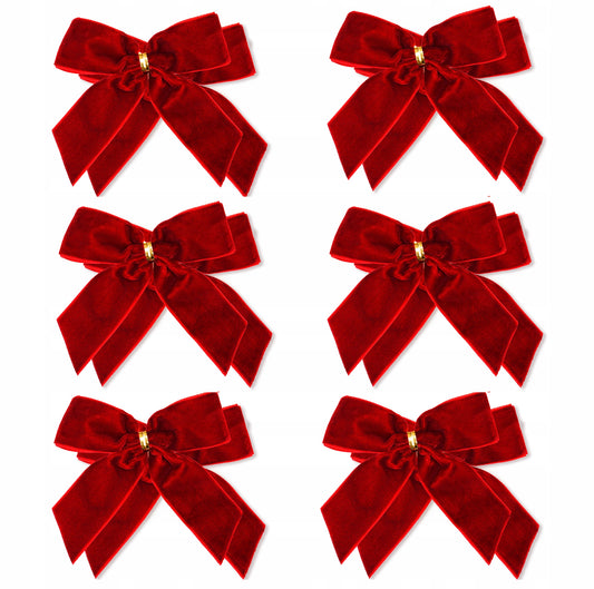 Kokardki na choinkę - ZESTAW 12szt - OZDOBA CHOINKOWA KOKARDA